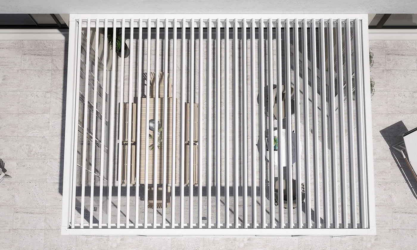 Pergole bioclimatiche — realizzazione Soltec
