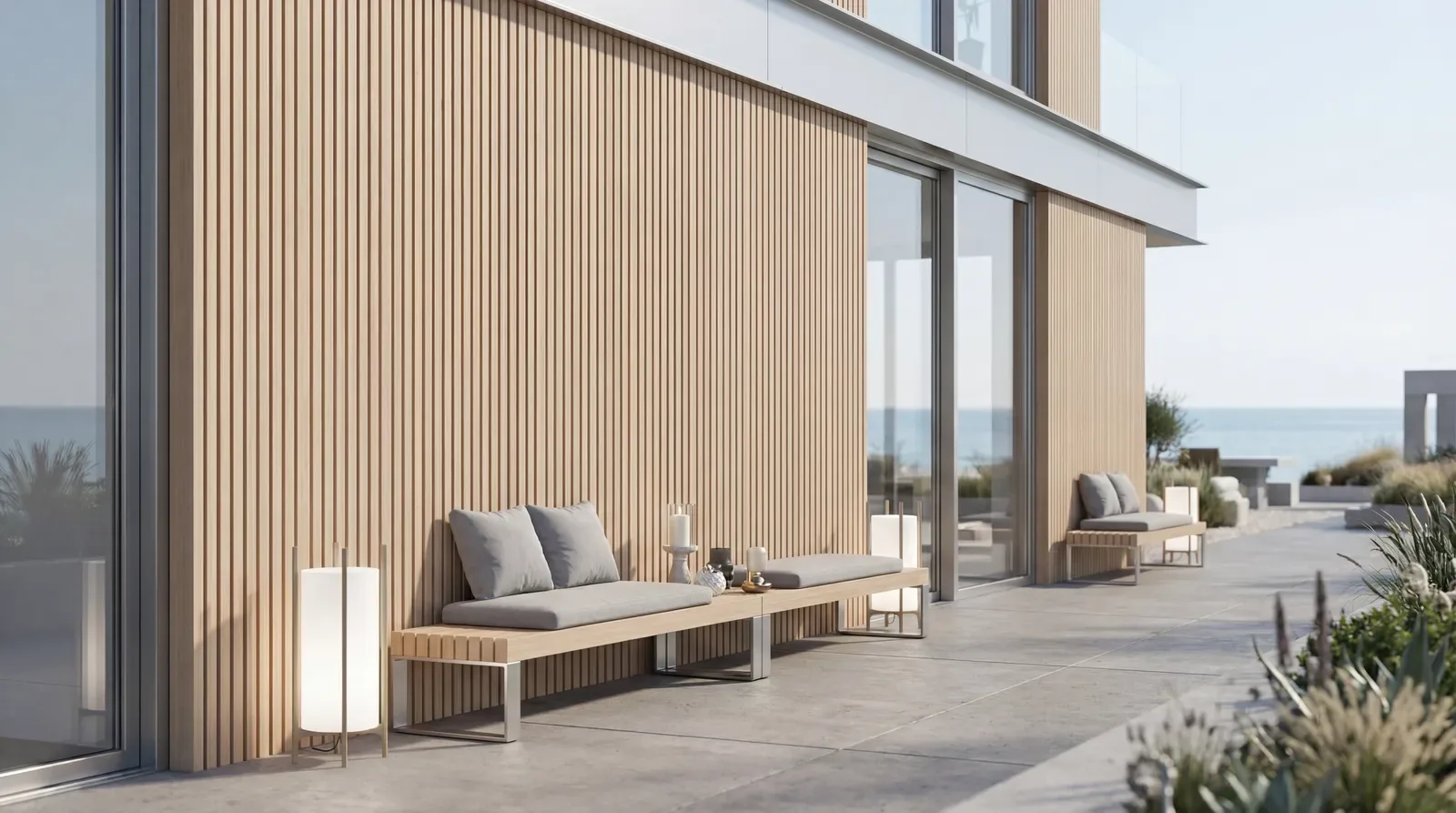 Rivestimenti in WPC — realizzazione Soltec