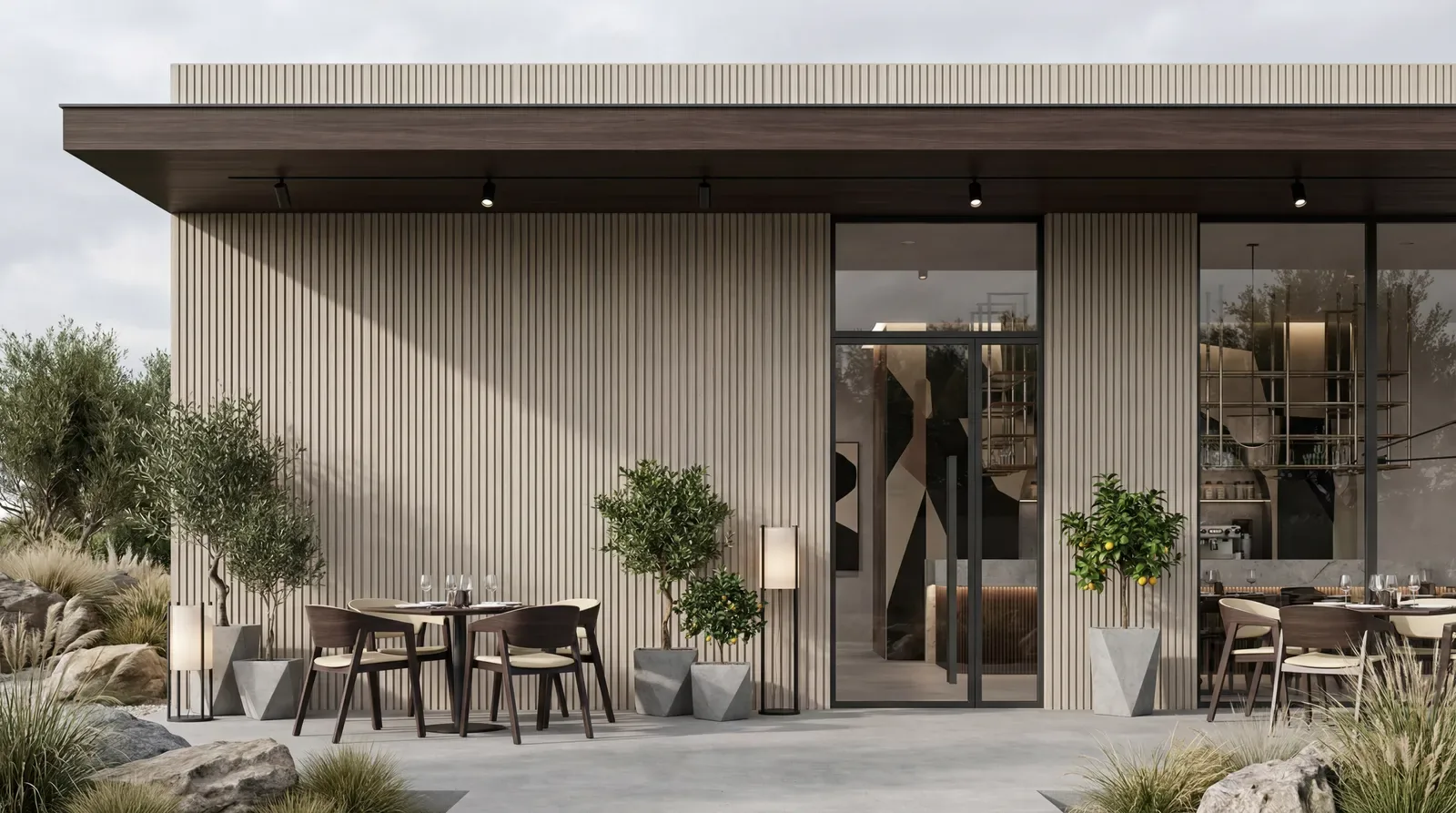 Rivestimenti in WPC — realizzazione Soltec