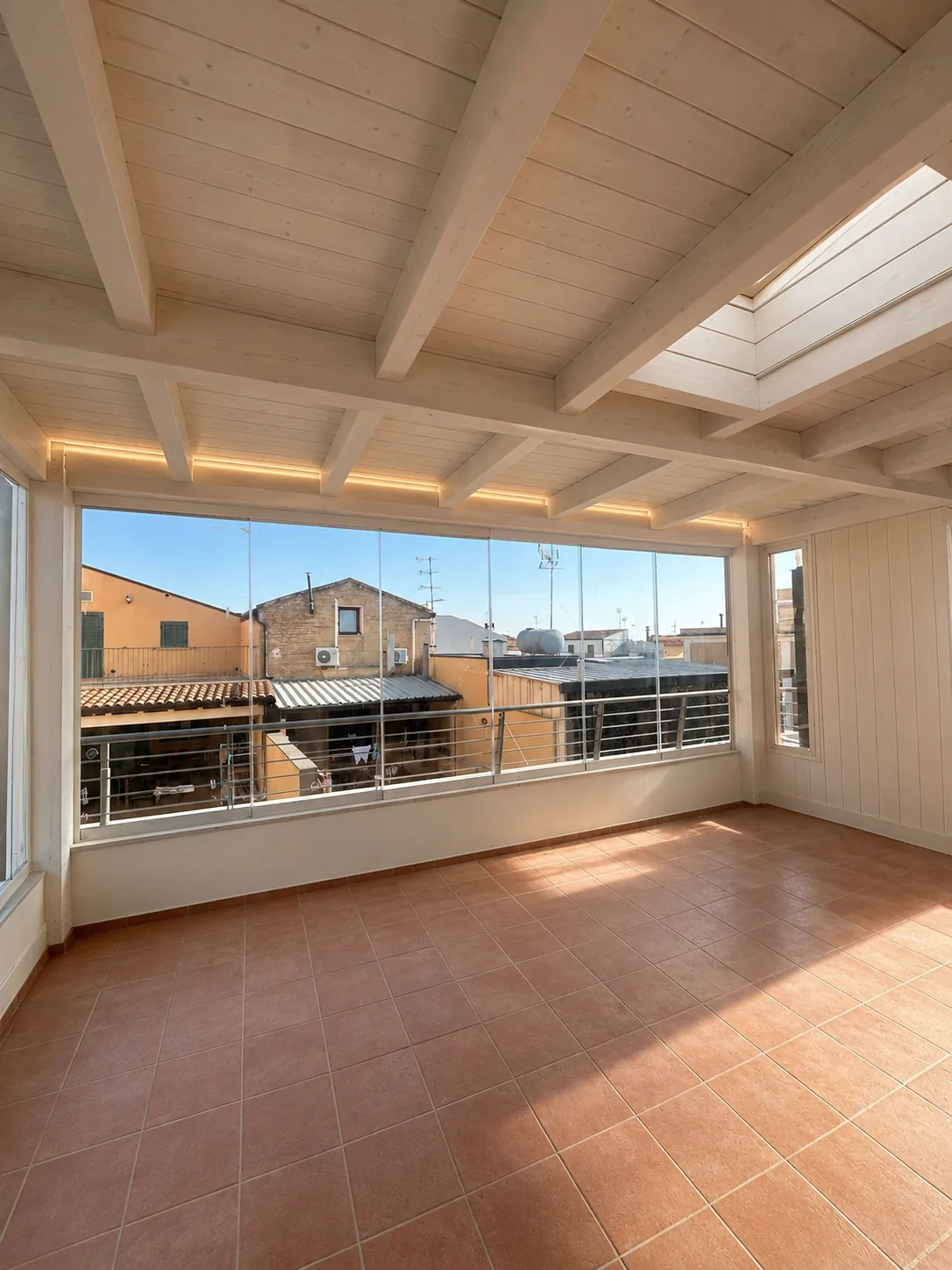Tettoie in legno — realizzazione Soltec