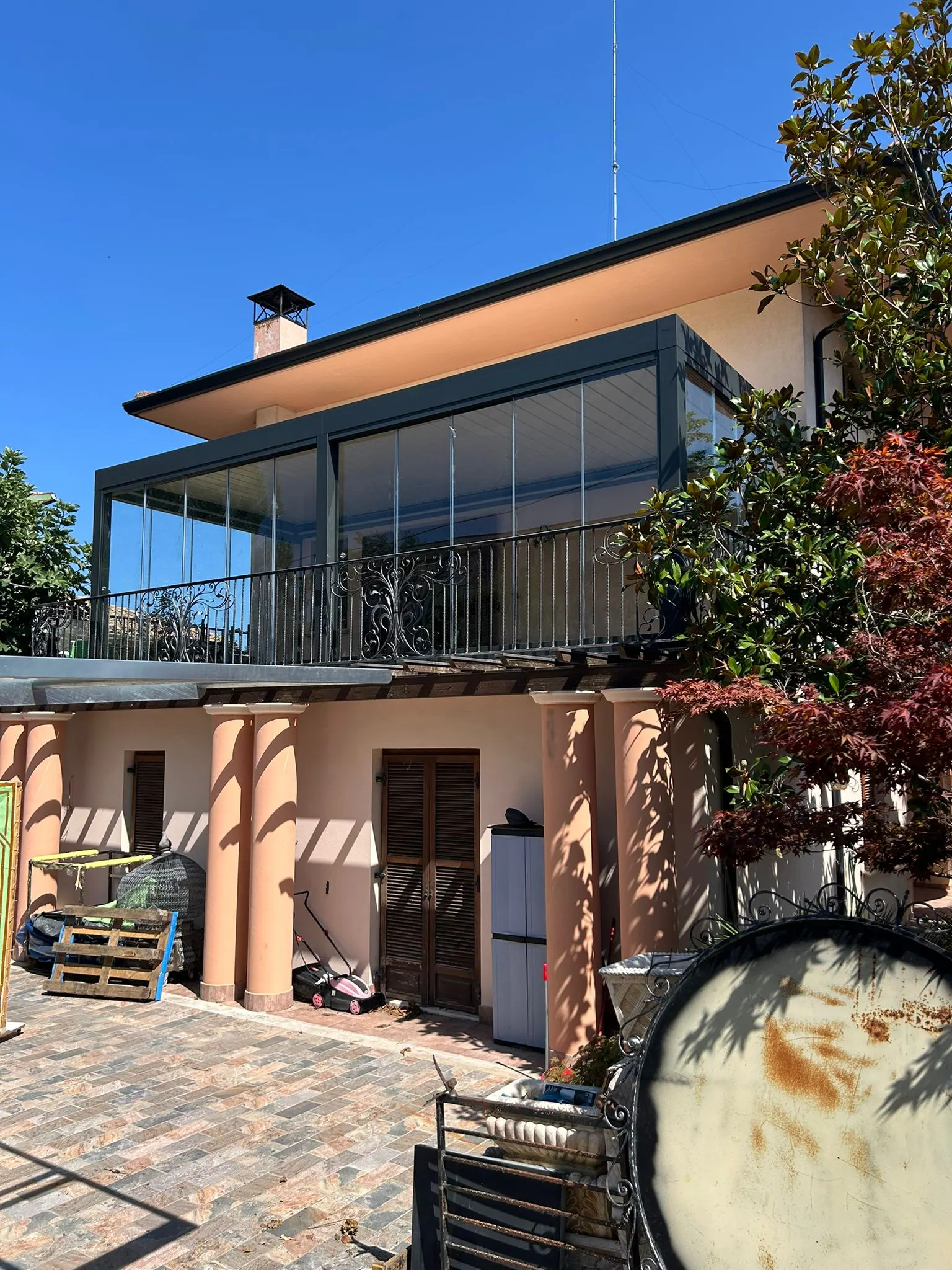 Vetrate panoramiche — realizzazione Soltec