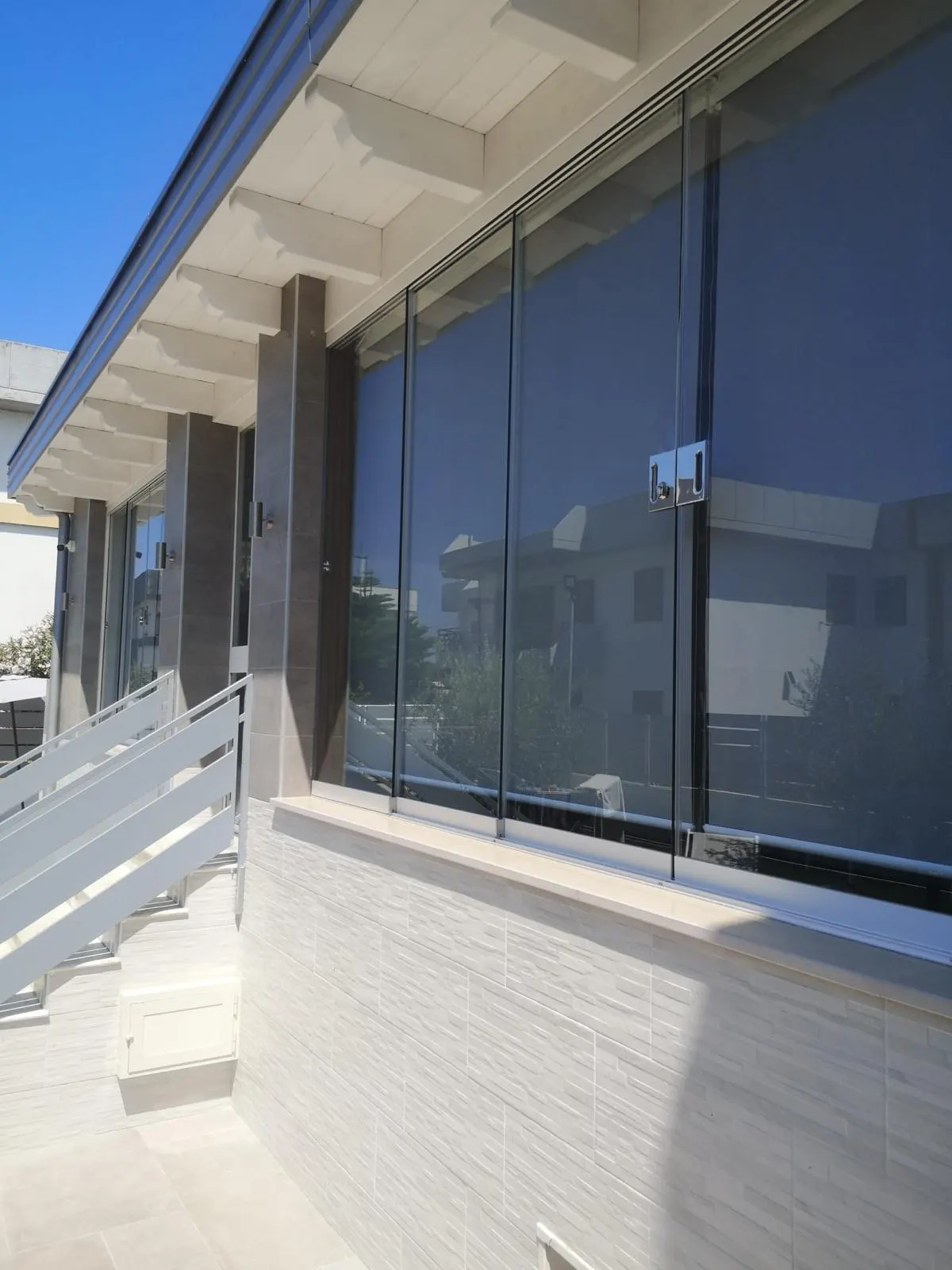 Vetrate panoramiche — realizzazione Soltec