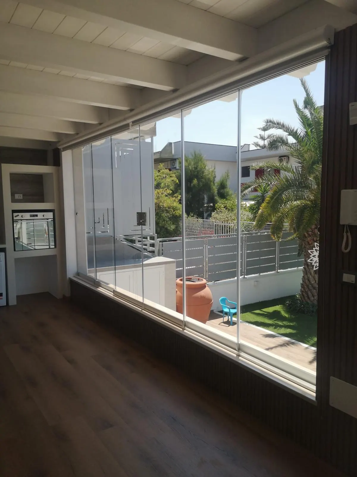 Vetrate panoramiche — realizzazione Soltec
