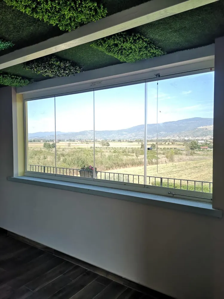 Vetrate panoramiche — realizzazione Soltec