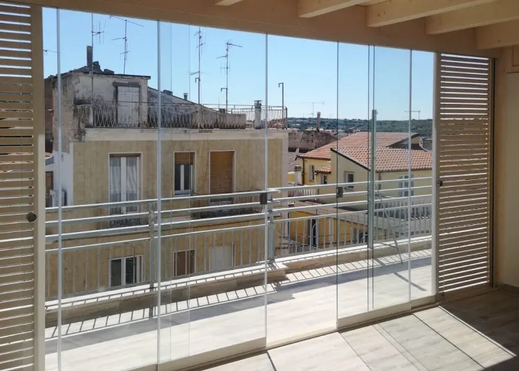 Vetrate panoramiche — realizzazione Soltec