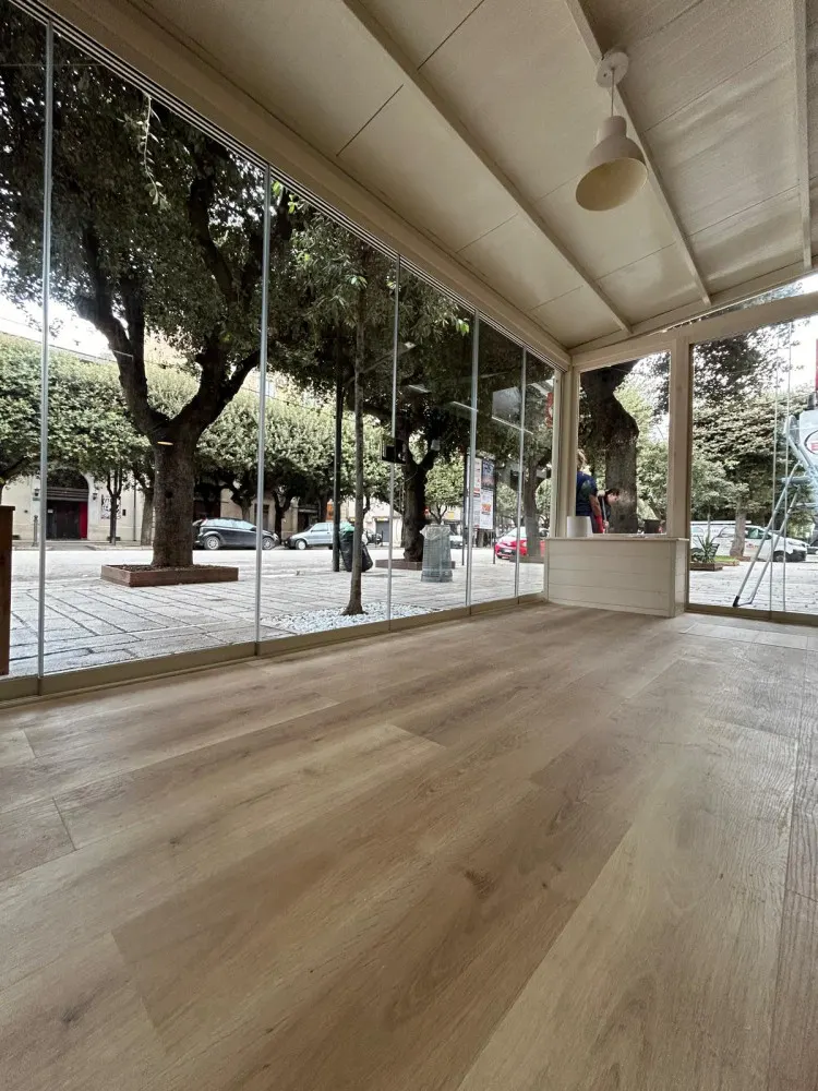 Vetrate panoramiche — realizzazione Soltec